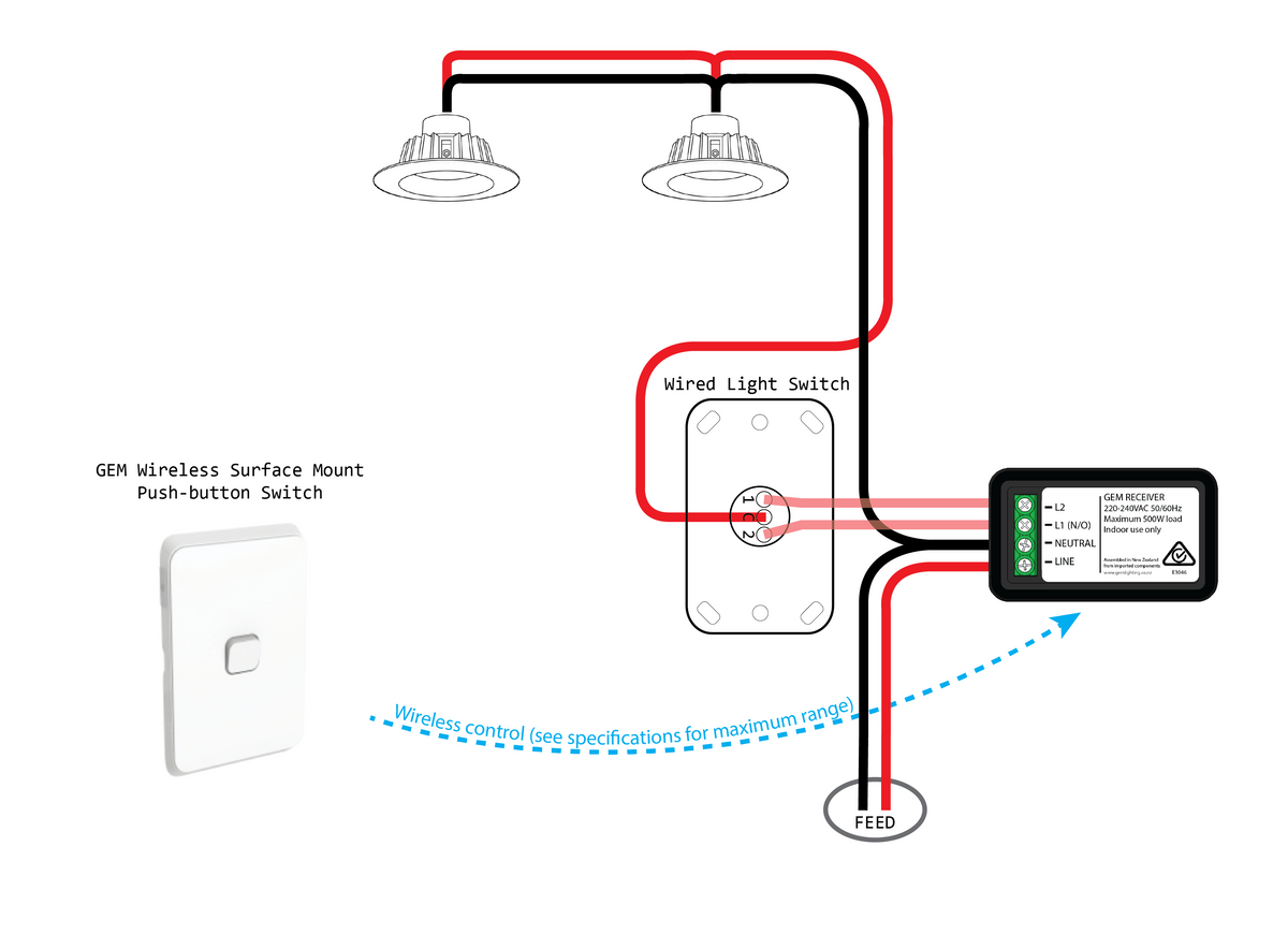 2-way switching with an existing switch